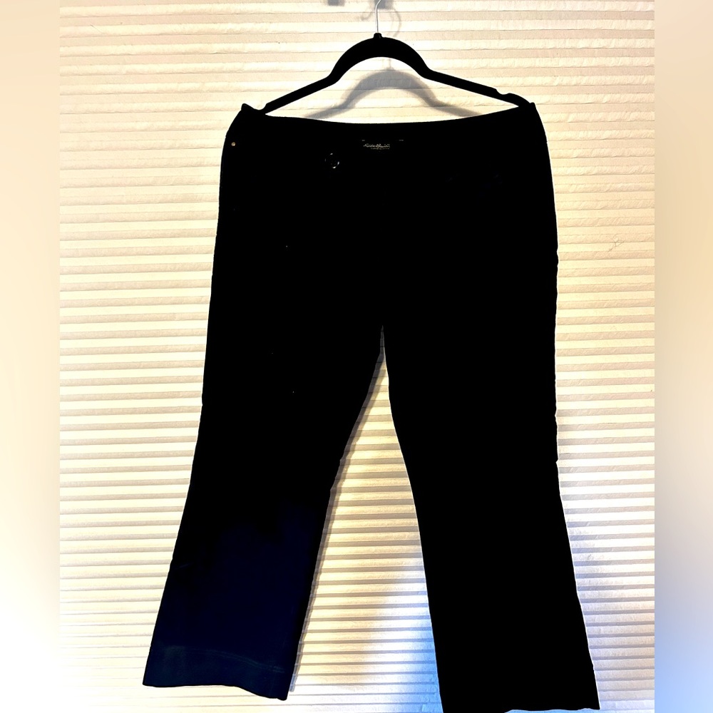 EUC Eddie Bauer Velour Wide Leg Pants 8 Petite